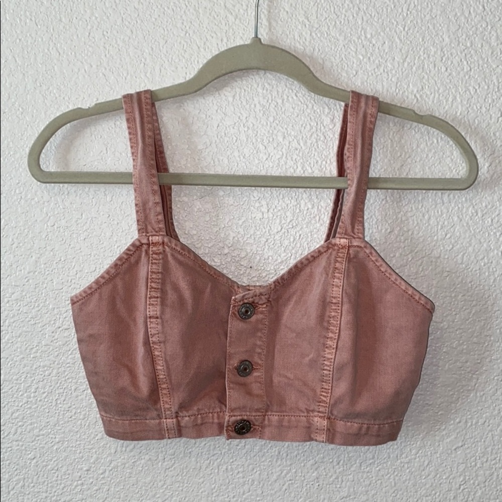 Pink Crop Top